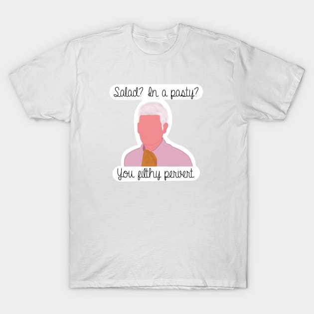 Phillip Schofield - Salad in a pasty? T-Shirt by UnseenGhost